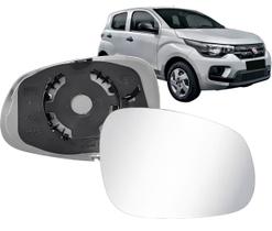Subconjunto Lente Espelho Base Retrovisor Mobi 2016 até 2026 Direito