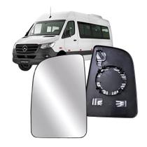Subconjunto Lente Espelho Base Retrovisor Sprinter 2020 até 2025 Superior Com Aquecimento