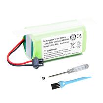 Substituição da bateria a vácuo 3400mAh 14,4 V para Ionvac SmartClean 2000, Coredy R750-1600Pa, Deenkee 600 DK600 DK600 MAX, Simum 6 7 8 9 S3 V6 S6 T8 S4 S15 S14
