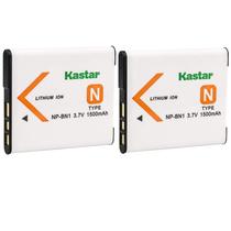 Substituição da bateria Kastar para Sony NP-BN1 (pacote com 2) Substituição da bateria Kastar para Sony NP-BN1 (pacote com 2)