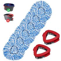 Substituição da cabeça de esfregão para o sistema de 2 tanques Ocedar RinseClean, pacote com 6 Substituição da cabeça de esfregão para o sistema de 2 tanques Ocedar RinseClean, pacote com 6