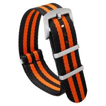 Substituição da pulseira de nylon Watchdives 20 mm multicolorida