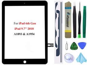 Substituição da tela de toque Dedyel iPad 6 6ª geração 2018 9.7