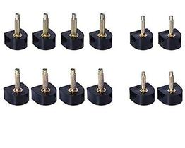 Substituição da touca de calcanhar WOIWO 10 pares de 10 mm em forma de U preta