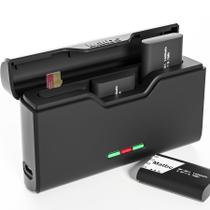 Substituição de bateria de 1600mAh para Sony NP-BX1 com carregador, pacote com 2 Substituição de bateria de 1600mAh para Sony NP-BX1 com carregador, pacote com 2