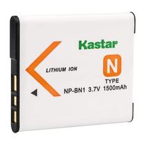 Substituição de bateria Kastar para Sony NP-BN1 NPBN1 com carregador