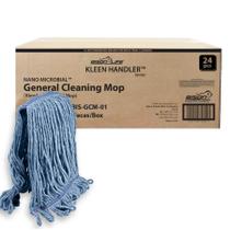 Substituição de cabeça de esfregão KLEEN HANDLER HEAVY DUTY Wet Blue Cotton