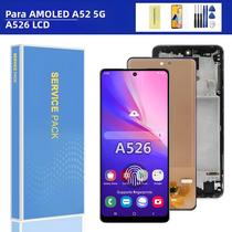 Substituição De Display AMOLED Para Samsung A52 5G Para SM-A526B/DS A5260 Montagem De Tela LCD Touch Substituição De Display AMOLED Para Samsung A52 5G Para SM-A526B/DS A5260 Montagem De Tela LCD Touch