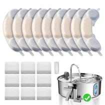 Substituição de filtro de água: 9 pacotes para fonte para cães Smartoo 7L