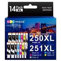 Substituição de imagem GPC do cartucho de tinta para Canon 250XL 251XL