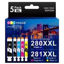 Substituição de imagem GPC do cartucho de tinta para Canon PGI-280XXL CLI-281XXL