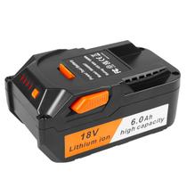 Substituição de íon de lítio da bateria Ayee 18V 6000mAh para RIDGID