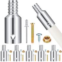 Substituição de ponta roscada para vassoura de metal Zhengmy, 6 unidades