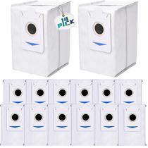 Substituição de sacos de pó 14 unidades de 3 litros para Ecovacs T30S X2/X2 Pro/X5 Omni Substituição de sacos de pó 14 unidades de 3 litros para Ecovacs T30S X2/X2 Pro/X5 Omni