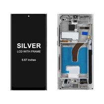 Substituição De Tela LCD AMOLED Samsung Galaxy S22 Ultra 6,67" Com Moldura Para S908B S908U