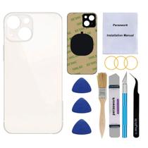 Substituição de vidro traseiro Perzework OEM iPhone 13 branco