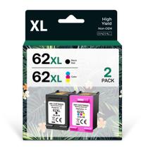 Substituição do cartucho de tinta BKBKC 62XL para HP Envy 5540 5549 Substituição do cartucho de tinta BKBKC 62XL para HP Envy 5540 5549