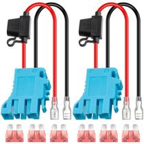 Substituição do conector de cablagem 12V Peg-Perego x2 com fusível Substituição do conector de cablagem 12V Peg-Perego x2 com fusível
