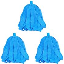 Substituição do esfregão de pano de microfibra EasyYourDay Blue 3 unidades
