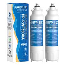 Substituição do filtro de água de geladeira PUREPLUS para LG LT800P, pacote com 2