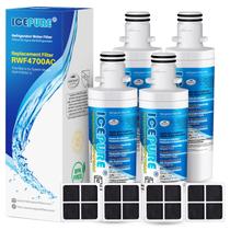 Substituição do filtro de água e ar ICEPURE ADQ747935 para LG