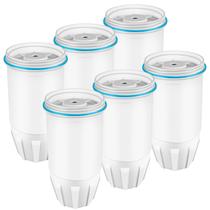 Substituição do filtro de água para ZERO Pitcher, pacote com 6 da APPLIANCEMATES Substituição do filtro de água para ZERO Pitcher, pacote com 6 da APPLIANCEMATES