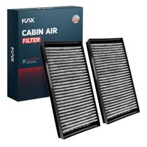 Substituição do filtro de ar de cabine KAX para BMW X5 X6 com carbono ativado Substituição do filtro de ar de cabine KAX para BMW X5 X6 com carbono ativado