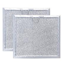 Substituição do filtro de graxa para forno GE Microwave JVM7195 (pacote com 2)