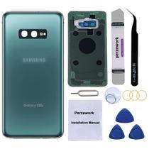 Substituição do vidro traseiro Perzework Galaxy S10+, 6,4", verde prisma Substituição do vidro traseiro Perzework Galaxy S10+, 6,4", verde prisma