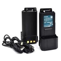 Substituição estendida de bateria hflexgrad para rádios UV-5R