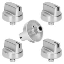 Substituto do botão de fogão Puzau WB03X29315 para GE (pacote com 5) Substituto do botão de fogão Puzau WB03X29315 para GE (pacote com 5)