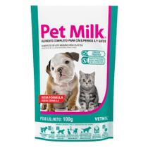 Substituto do Leite Materno Pet Milk Alimento Completo para Cães e Gatos com 100 g