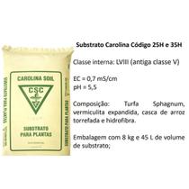 Substrato carolina soil ii 25h 45l/9kg (1 saco)