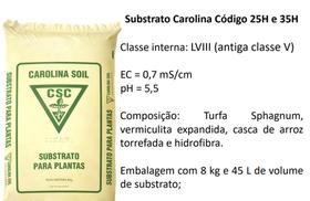 Substrato Carolina Soil Saca 45litros Classe V - 25H