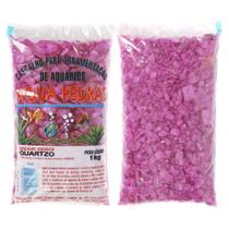 Substrato de Aquário Cascalho de Quartzo Natural N 02 Lilás