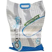 Substrato de aragonita para aquários 8kg bahamas ocean tech