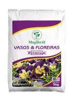 Substrato orgânico Vasos e Floreiras Premium para plantio e cultivo 5 kg