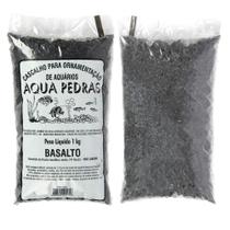 Substrato Para Aquários Aqua Pedras Basalto 1kg - Tamanho 0