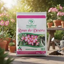 Substrato para Rosas do Deserto adubo orgânico 3 litros Mogifertil - Gold Plant