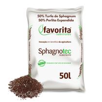 Substrato Sphagnotec Turfa e Perlita 50/50 Grow Cultivo - 50 Litros - Favorita