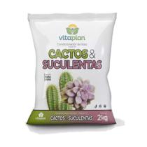 Substrato Terra Especial p/ Cactos e Suculentas c/ 2kg VITAPLAN