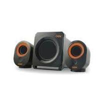 Subwoofer 2.1 caixa amplificadora 30w speakers booster com entrada usb e radio fm oex - Newlink