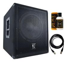 Subwoofer Ativo 15' K Audio Sw415a + Polidor + Xlr Subwoofer Ativo 15' K Audio Sw415a + Polidor + Xlr