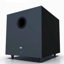Subwoofer Ativo Elac Titan Pro 800-BK Classe D Driver 8" Pol. 120W Bivolt Preto