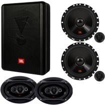 Subwoofer Caixa Sw8ams 200w Kit 2 Vias Jbl Falante 6x9