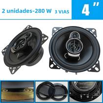 Subwoofer Coaxial Universal De 4 Polegadas 560W Para Carro, Alto-falante De Som Hi-Fi Aprimorado