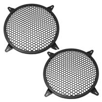 Subwoofer de áudio automotivo de 10 polegadas Speaker Grille SQXBK, 2 peças com parafusos