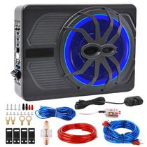 Subwoofer de carro alimentado por baixo do assento 800W com amplificador de 10"