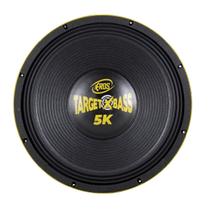 Subwoofer Eros 15 Polegadas Target XBass 5k 2500w Rms 4 Ohms Amarelo Alto Falante Sub Grave