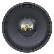 Subwoofer Eros E15 Target Bass 3.0K Cromado 15 Polegadas 1500W RMS 4 Ohms
